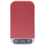 A Red And White Background With A Pattern Sterilizers