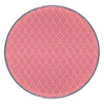 A Red And White Background With A Pattern Wireless Fast Charger(White)