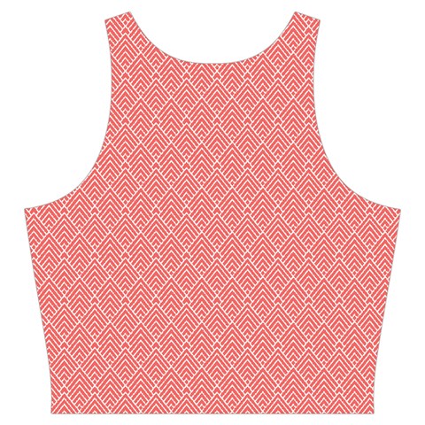 A Red And White Background With A Pattern Cut Out Top from ArtsNow.com Back