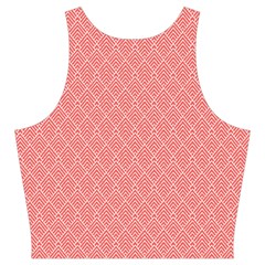 A Red And White Background With A Pattern Cut Out Top from ArtsNow.com Back