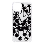 A Black And White Picture Of A Bunch Of Flowers iPhone 13 TPU UV Print Case