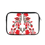 A Red And Beige Scarf With A Picture Of A Woman Holding A Tennis Racket Apple MacBook Pro 15  Zipper Case