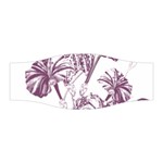 A Drawing Of A Plant With Purple Flowers Stretchable Headband