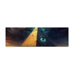 Mystic Blue Pyramid Art Sticker Bumper (100 pack)