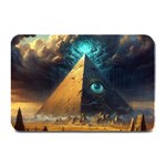 Mystic Blue Pyramid Art Plate Mats