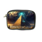 Mystic Blue Pyramid Art Coin Purse