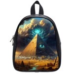 Mystic Blue Pyramid Art School Bag (Small)