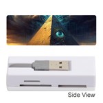 Mystic Blue Pyramid Art Memory Card Reader (Stick)