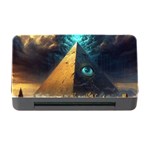 Mystic Blue Pyramid Art Memory Card Reader with CF