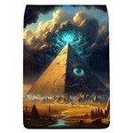 Mystic Blue Pyramid Art Removable Flap Cover (L)