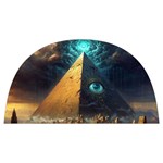 Mystic Blue Pyramid Art Anti Scalding Pot Cap