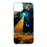 Mystic Blue Pyramid Art iPhone 14 Plus TPU UV Print Case