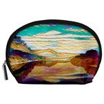 Vibrant Sunset Over Serene Lake Accessory Pouch (Large)