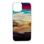 Vibrant Sunset Over Serene Lake iPhone 14 TPU UV Print Case