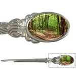 Peaceful Green Forest Walk Letter Opener