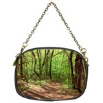 Peaceful Green Forest Walk Chain Purse (One Side)