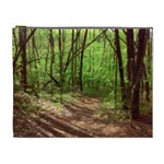 Peaceful Green Forest Walk Cosmetic Bag (XL)