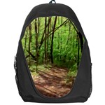 Peaceful Green Forest Walk Backpack Bag