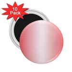 A Red And White Background With Small White Dots 2.25  Magnets (10 pack) 