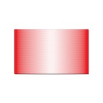 A Red And White Background With Small White Dots Sticker Rectangular (100 pack)