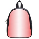 A Red And White Background With Small White Dots School Bag (Small)