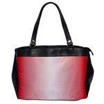 A Red And White Background With Small White Dots Oversize Office Handbag