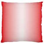 A Red And White Background With Small White Dots Large Premium Plush Fleece Cushion Case (One Side)