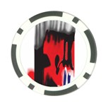 A Pair Of Shoes Sitting On Top Of A Floor Poker Chip Card Guard (10 pack)