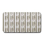 A White And Brown Striped Wallpaper With A Pattern Medium Bar Mat