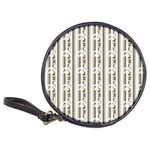 A White And Brown Striped Wallpaper With A Pattern Classic 20-CD Wallets