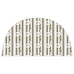 A White And Brown Striped Wallpaper With A Pattern Anti Scalding Pot Cap