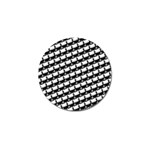 Stylish Coffee Cup Pattern Golf Ball Marker