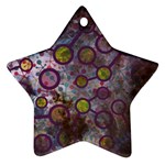 Abstract Molecular Space Art Ornament (Star)