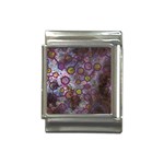 Abstract Molecular Space Art Italian Charm (13mm)