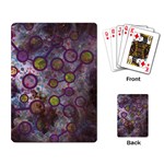 Abstract Molecular Space Art Playing Cards Single Design (Rectangle)