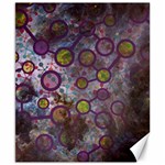 Abstract Molecular Space Art Canvas 8  x 10 