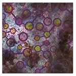 Abstract Molecular Space Art Square Satin Scarf (36  x 36 )