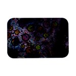 Abstract Molecular Space Art Open Lid Metal Box (Silver)  