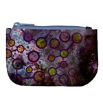 Abstract Molecular Space Art Large Coin Purse