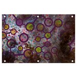 Abstract Molecular Space Art Banner and Sign 6  x 4 