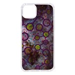 Abstract Molecular Space Art iPhone 14 Plus TPU UV Print Case