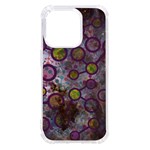 Abstract Molecular Space Art iPhone 14 Pro TPU UV Print Case