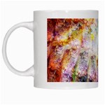 Cosmic Owls Pattern White Mug