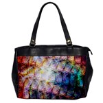 Cosmic Owls Pattern Oversize Office Handbag