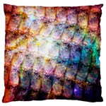 Cosmic Owls Pattern Large Cushion Case (Two Sides)