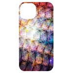 Cosmic Owls Pattern iPhone 14 Black UV Print Case