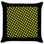 Royalty Inspired Crown Pattern Throw Pillow Case (Black)