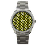 Royalty Inspired Crown Pattern Sport Metal Watch