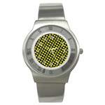 Royalty Inspired Crown Pattern Stainless Steel Watch