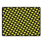 Royalty Inspired Crown Pattern Two Sides Fleece Blanket (Small)